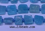 CNG7542 15.5 inches 6*8mm - 10*12mm freeform amazonite beads