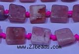 CNG7544 15.5 inches 6*8mm - 10*12mm freeform rhodochrosite beads