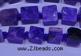 CNG7546 15.5 inches 6*8mm - 10*12mm freeform charoite beads