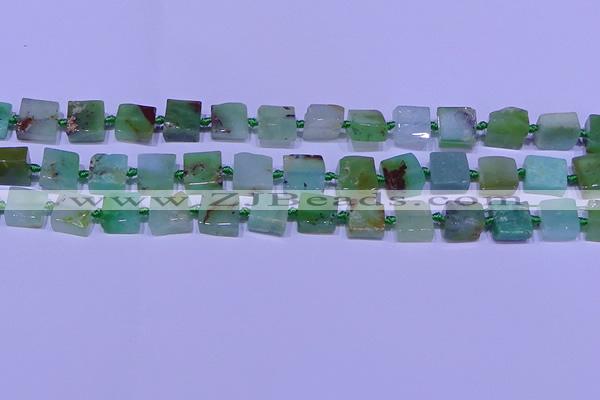 CNG7549 12*14mm - 14*15mm freeform Australia chrysoprase beads