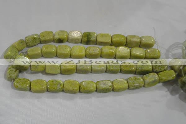 CNG761 15.5 inches 15*20mm nuggets lemon jade beads wholesale