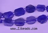 CNG7612 15.5 inches 8*9mm - 10*12mm freeform kyanite beads