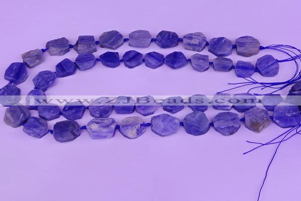 CNG7613 15.5 inches 12*12mm - 15*16mm freeform kyanite beads