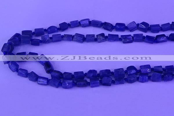 CNG7644 15.5 inches 5*6mm - 6*8mm nuggets blue kyanite beads