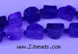 CNG7647 15.5 inches 5*6mm - 8*9mm nuggets amethyst beads