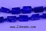 CNG7654 15.5 inches 5*6mm - 6*9mm nuggets lapis lazuli beads