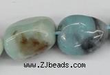 CNG78 15.5 inches 13*18mm - 25*35mm nuggets amazonite gemstone beads