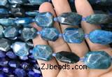 CNG7821 15.5 inches 13*18mm - 18*25mm faceted freeform apatite beads