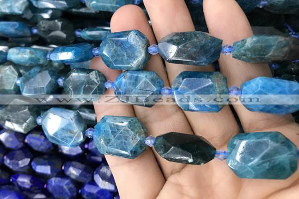 CNG7821 15.5 inches 13*18mm - 18*25mm faceted freeform apatite beads