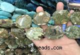 CNG7867 15.5 inches 22*30 - 28*35mm faceted freeform rhyolite beads