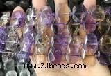 CNG7919 15.5 inches 13*18mm - 15*25mm faceted freeform ametrine beads