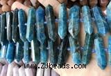 CNG7937 15.5 inches 10*22mm - 12*45mm faceted nuggets apatite beads