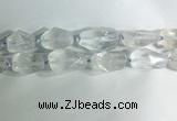CNG7950 15.5 inches 15*25mm - 20*40mm nuggets white crystal beads