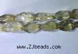 CNG7953 15.5 inches 15*25mm - 20*40mm nuggets lemon quartz beads