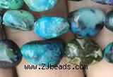 CNG8018 15.5 inches 6*8mm nuggets chrysocolla gemstone beads