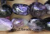 CNG8045 15.5 inches 8*10mm nuggets charoite beads wholesale