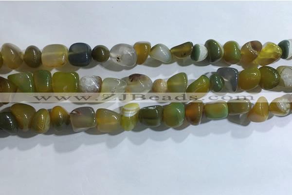 CNG8101 15.5 inches 6*8mm - 10*12mm agate gemstone chips beads