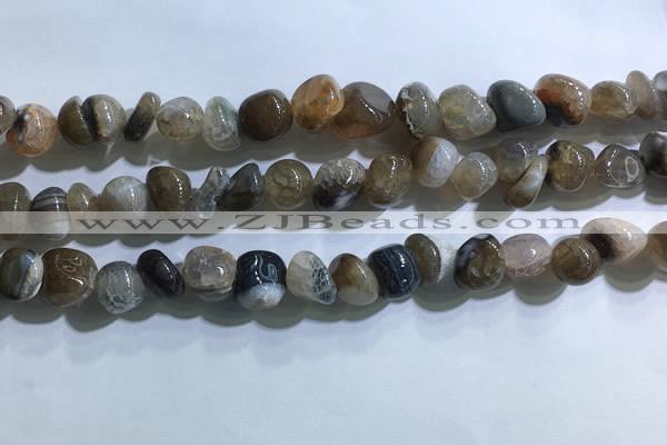 CNG8109 15.5 inches 6*8mm - 10*12mm agate gemstone chips beads