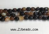 CNG8125 15.5 inches 8*12mm nuggets agate beads wholesale