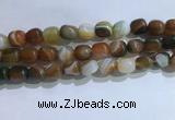 CNG8141 15.5 inches 8*12mm nuggets striped agate beads wholesale