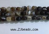 CNG8142 15.5 inches 8*12mm nuggets striped agate beads wholesale