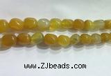 CNG8150 15.5 inches 10*14mm nuggets agate beads wholesale