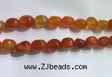 CNG8154 15.5 inches 10*14mm nuggets agate beads wholesale