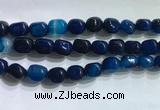 CNG8156 15.5 inches 10*14mm nuggets agate beads wholesale