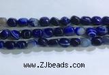 CNG8189 15.5 inches 10*14mm nuggets striped agate beads wholesale