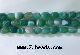 CNG8191 15.5 inches 10*14mm nuggets striped agate beads wholesale