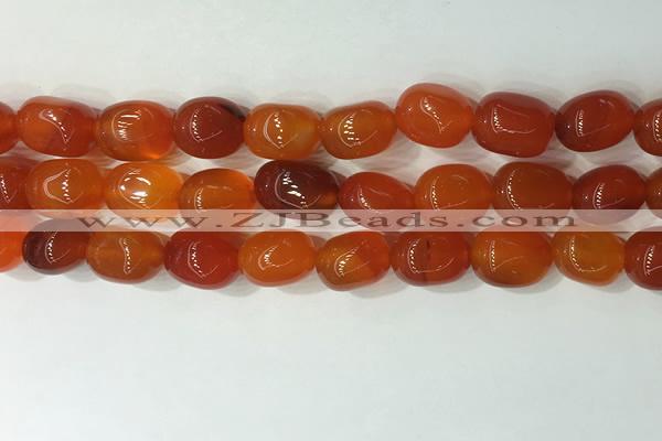 CNG8208 15.5 inches 12*16mm nuggets agate beads wholesale