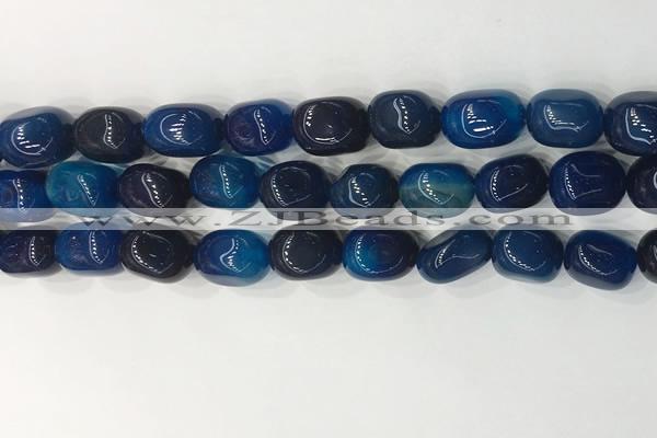 CNG8213 15.5 inches 12*16mm nuggets agate beads wholesale