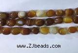 CNG8226 15.5 inches 12*16mm nuggets striped agate beads wholesale