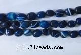 CNG8231 15.5 inches 12*16mm nuggets striped agate beads wholesale