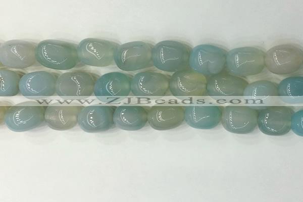 CNG8254 15.5 inches 13*18mm nuggets agate beads wholesale