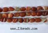 CNG8269 15.5 inches 13*18mm nuggets striped agate beads wholesale