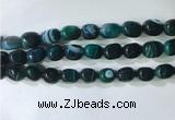 CNG8274 15.5 inches 13*18mm nuggets striped agate beads wholesale