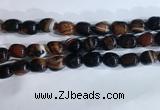 CNG8279 15.5 inches 13*18mm nuggets striped agate beads wholesale