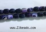 CNG8313 15.5 inches 15*20mm nuggets striped agate beads wholesale