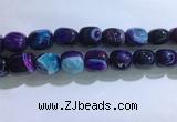 CNG8321 15.5 inches 15*20mm nuggets striped agate beads wholesale