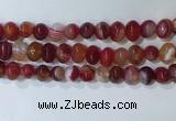 CNG8346 15.5 inches 10*12mm nuggets striped agate beads wholesale