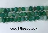 CNG8349 15.5 inches 10*12mm nuggets striped agate beads wholesale