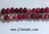 CNG8382 15.5 inches 12*16mm nuggets striped agate beads wholesale