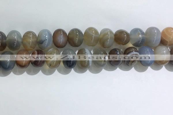 CNG8387 15.5 inches 12*16mm nuggets striped agate beads wholesale