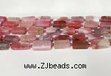 CNG8395 15.5 inches 8*18mm - 10*25mm freeform agate beads