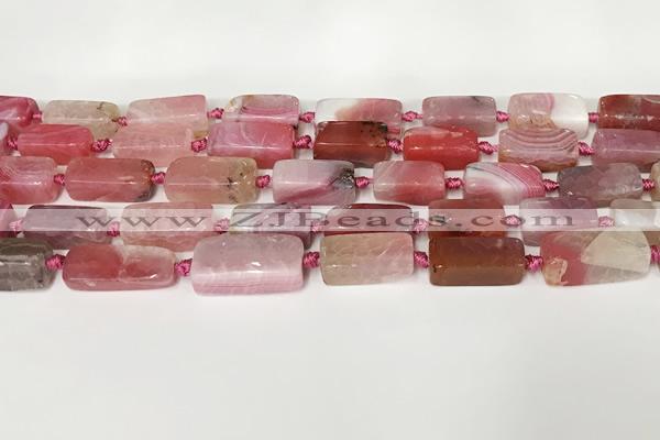 CNG8395 15.5 inches 8*18mm - 10*25mm freeform agate beads