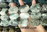 CNG8557 15.5 inches 22*30mm - 25*35mm faceted freeform jade beads