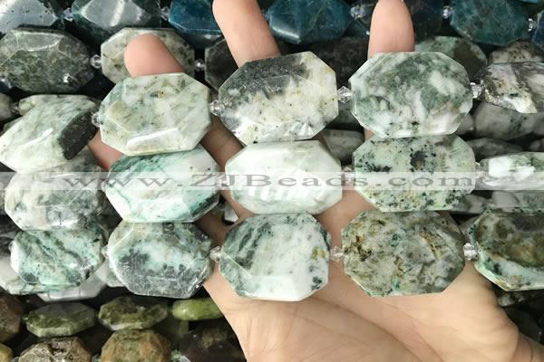 CNG8557 15.5 inches 22*30mm - 25*35mm faceted freeform jade beads