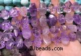 CNG8592 12*16mm - 13*18mm faceted nuggets ametrine beads