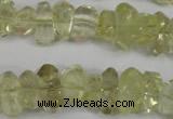 CNG864 15.5 inches 5*10mm – 10*17mm faceted nuggets lemon quartz beads